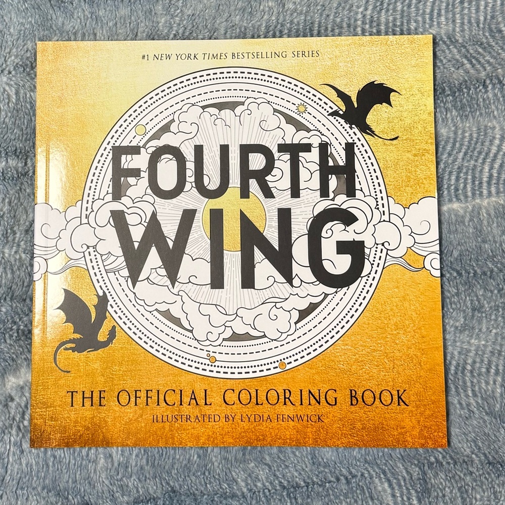 Fourth Wing Official Coloring Book